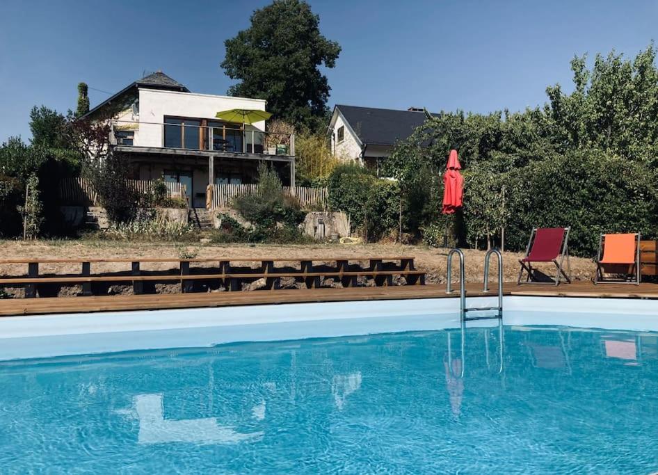 Maison Vue Panoramique Depuis Le Coteau De Chinon Buitenkant foto